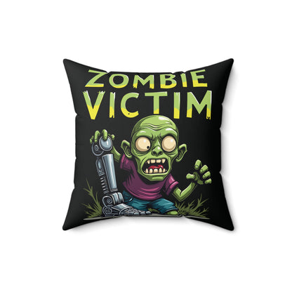 Amputee Gift, Zombie Victim Pillow, Christmas, Limb Loss Awareness, Prosthetic Leg, Prosthetic Arm Decor, Square Pillow