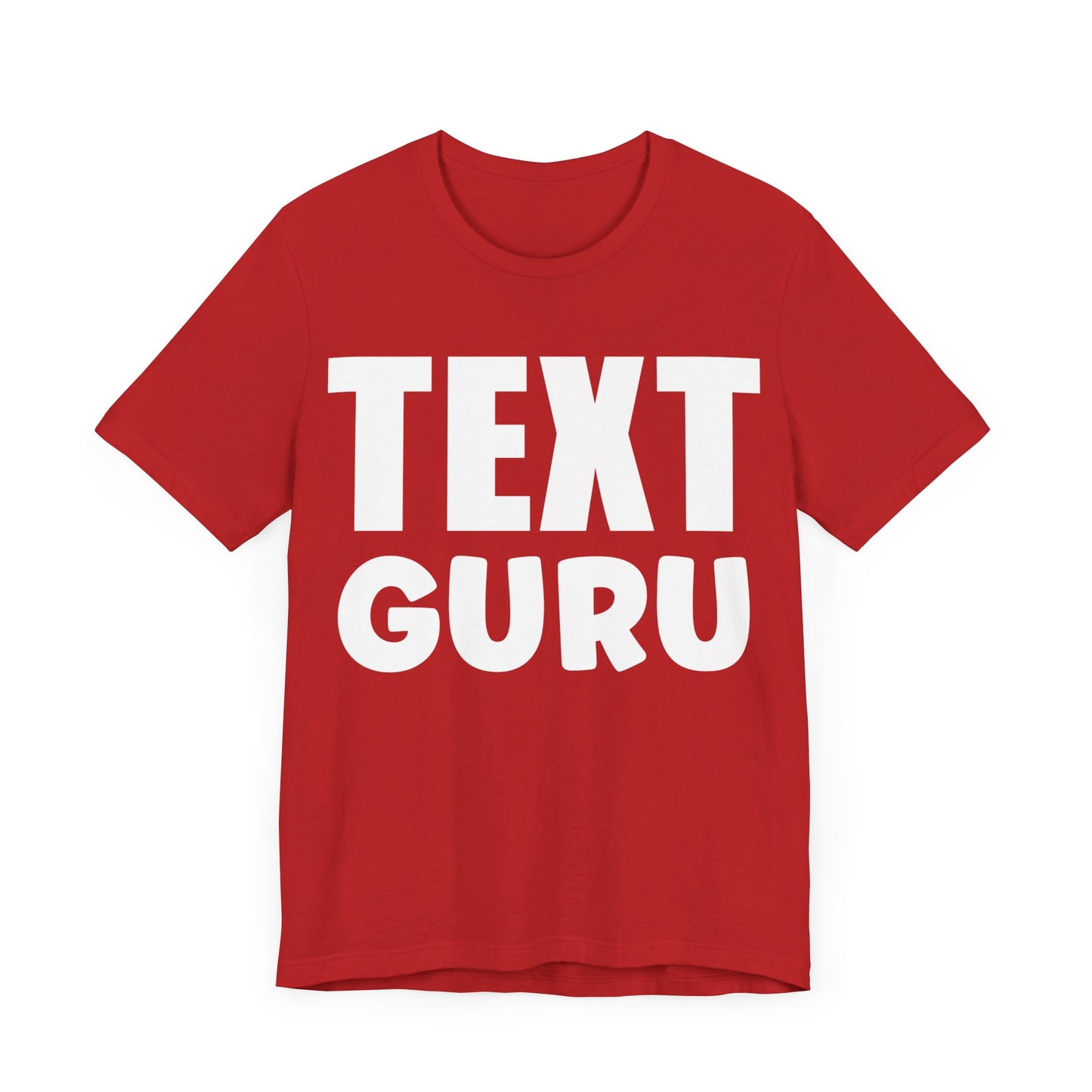 Texting T-Shirt, Text Guru V2, Humor Crew Neck text shirt special gift