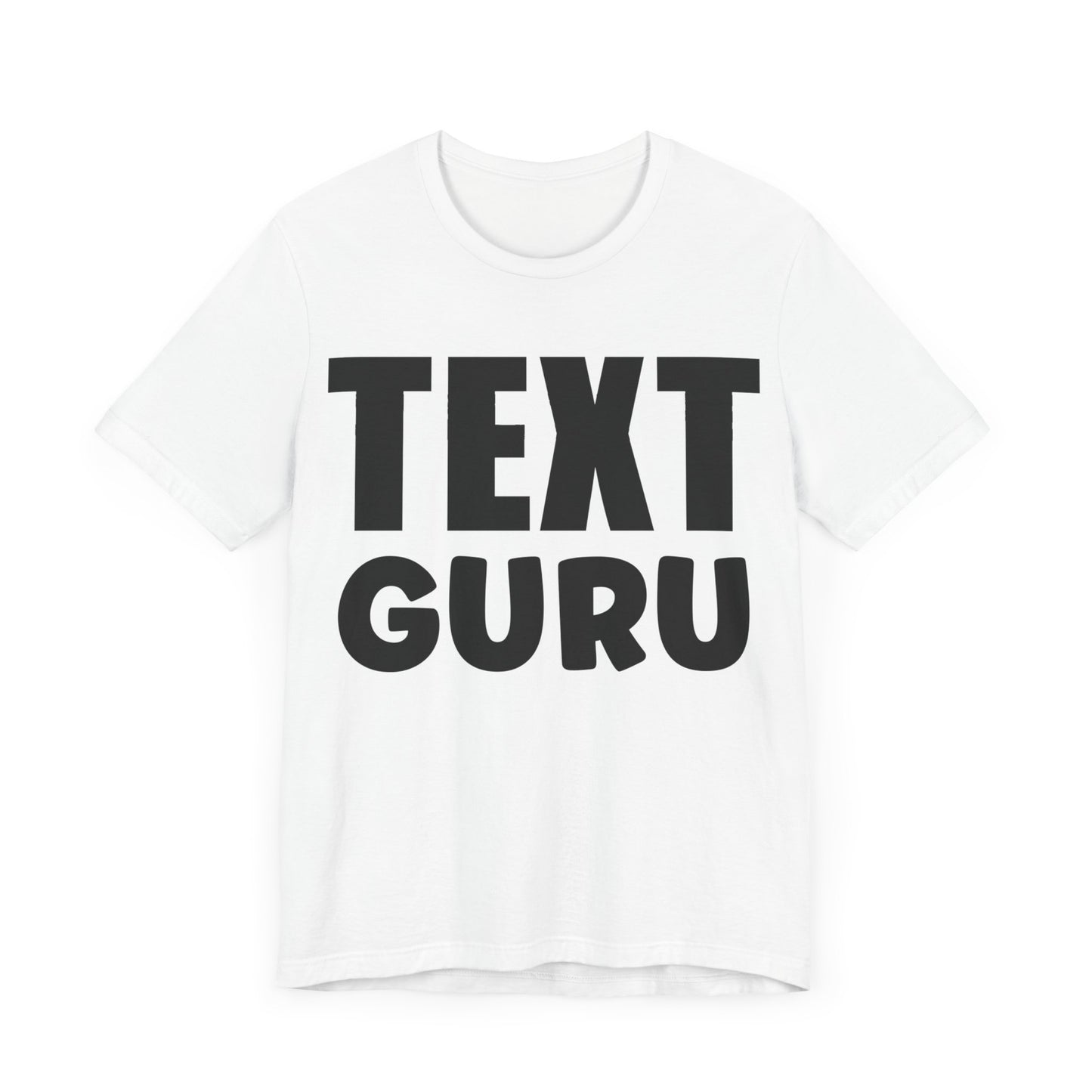 Texting T-Shirt, Text Guru V2, Humor Crew Neck text shirt special gift