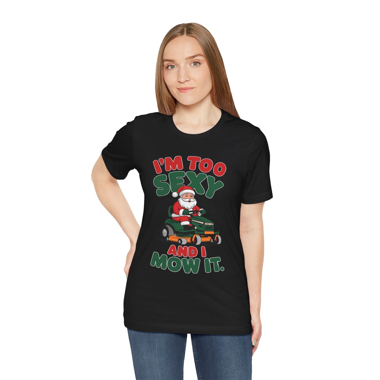 Sexy Santa Shirt, Mrs Santa Claus Husband Unisex T-Shirt, Funny Gift for Christmas, Funnt Christmas Party Shirt. Xma Top for him her V6