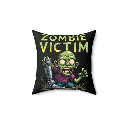 Amputee Gift, Zombie Victim Pillow, Christmas, Limb Loss Awareness, Prosthetic Leg, Prosthetic Arm Decor, Square Pillow