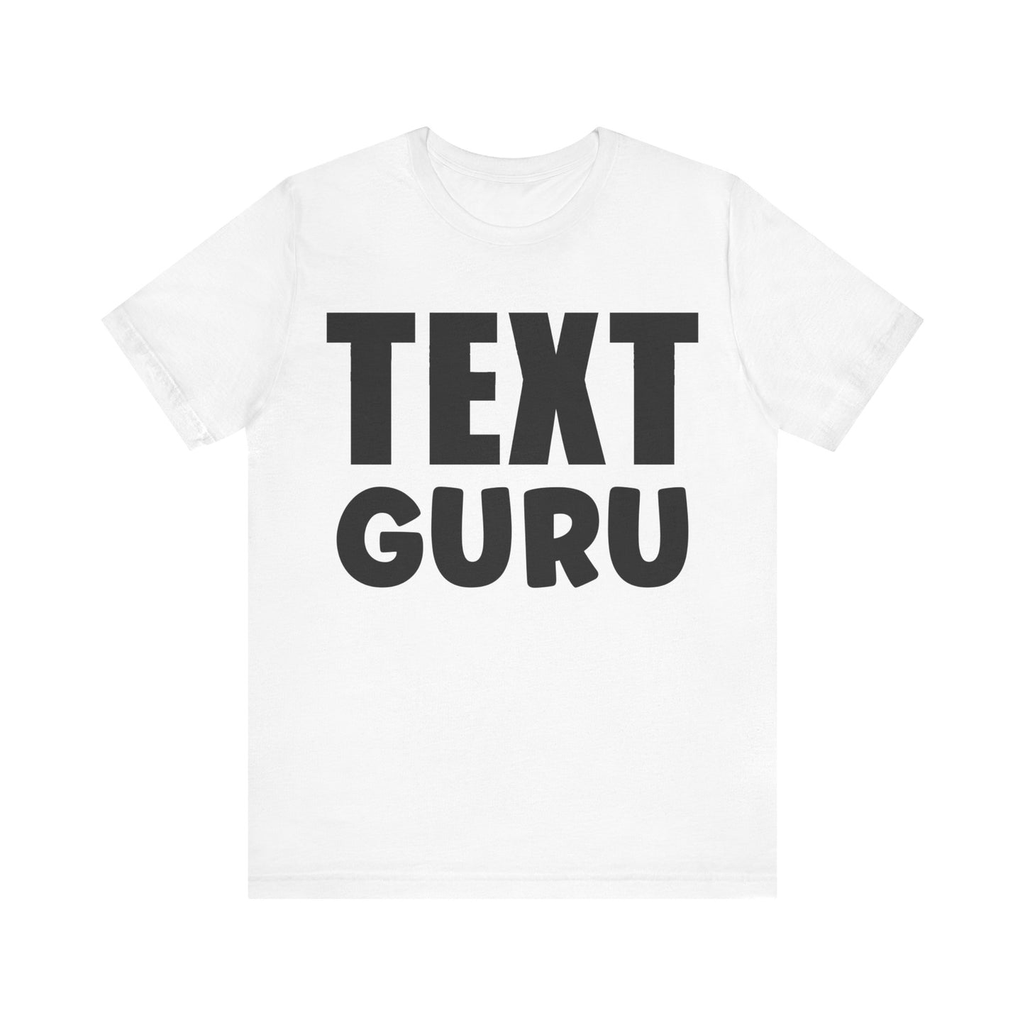 Texting T-Shirt, Text Guru V2, Humor Crew Neck text shirt special gift